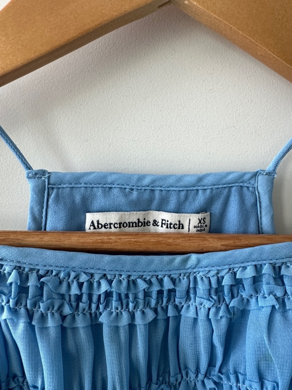 Abercrombie & Fitch Light Blue Smocked Tank & Skirt Set - Picture 3 of 7